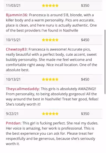 Nashville | 615-861-7988 | Escort | Francesca